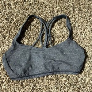 Rare Gray Lululemon Free To Be Zen Bra (Size 4)